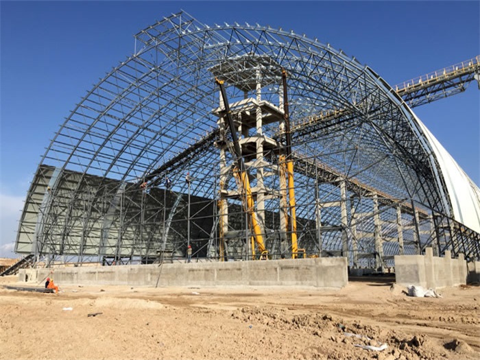 阿拉善盟煤机油桶翘工程网架